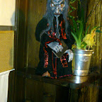 Confucian devil greets us at the door.
