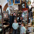 The shell shop where we bought a stuffed shark.
