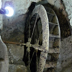 Water wheel in papermill