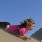You get sandblasted as you surf.