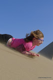 You get sandblasted as you surf.