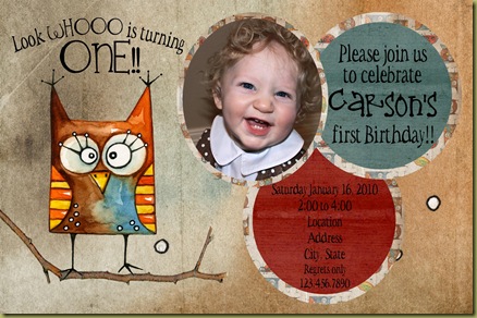 Owl Birthday 1