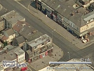 Birds eye view of cookson st blackpool