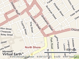 Map view of cookson st blackpool