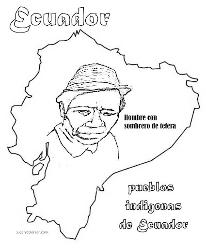 dibujos indigenas venezolanos para colorear