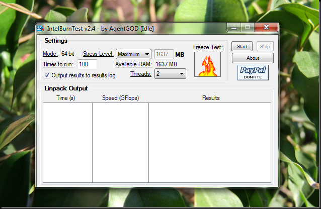 intel burn test linux intel burn test linux
