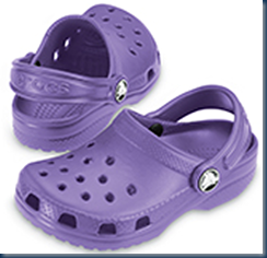 purple crocs