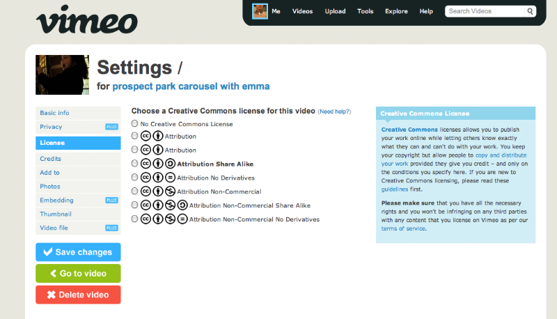 Vimeo 快照