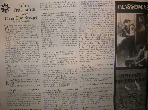 stella schnabel john frusciante. Quando John Frusciante deixou