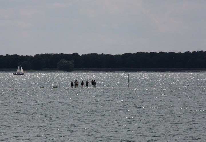 Op de dijk van het Noordmeer.