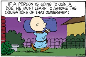 Peanuts_If a person is going to own a dog