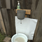 Waschbecken im Restaurant