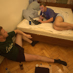 Im Hostel ablachsen