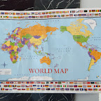 mongolische Weltkarte, Mongolei liegt zentral