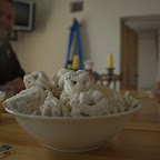 Tischdekoration oder Essen? Es waren Quarkkekse...