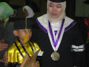 Elsandi saat diwisuda