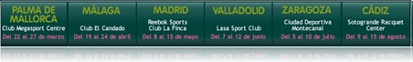 Pruebas DKV Padel Women Tour 2010