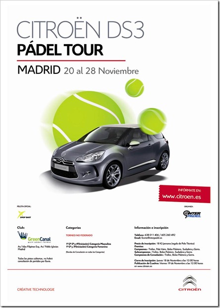 Torneo Pádel Citroen DS·Green Canal Madrid 20 noviembre_0