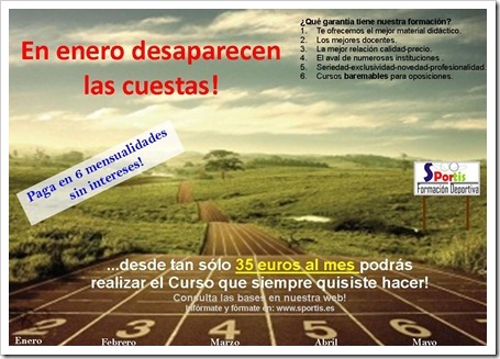 SPORTIS CURSOS FORMACION DEPORTIVA A DISTANCIA