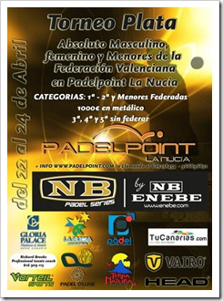 Gran Torneo NB de Padel, de Semana Santa, en Padelpoint La Nuc&iacute;a, Alicante
