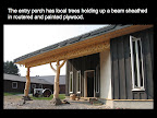 RDLP tree posts and decorative beam and fascia RDLP tree posts and decorative beam and fascia