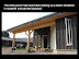 RDLP tree posts and decorative beam and fascia