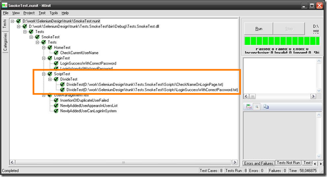 NUnit result with test case marked with TestCaseSource 