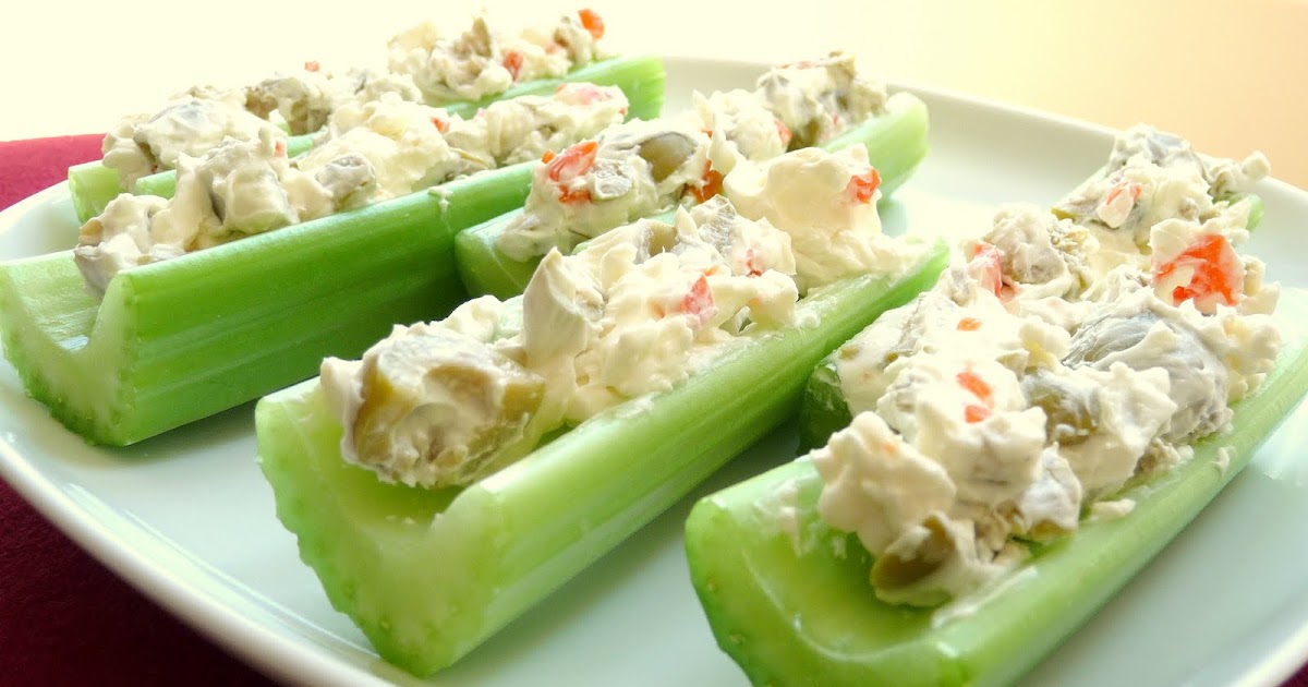 Kathie Cooks... Cream Cheese Stuffed Celery