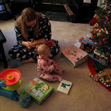 Lily's first Christmas morning! (December)