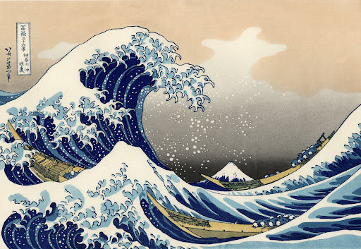 Hokusai, La gran ola de Kanagawa