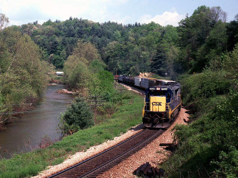 Aggieland Rail Scene Spruce Pine, North Carolina on the Clinchfield