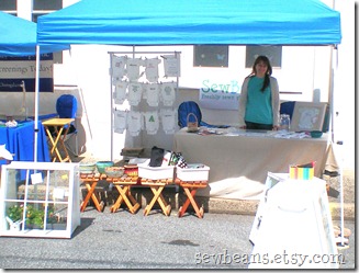 my craft table setup