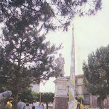 Il Giglio del Sarto fermo in piazza G. Bruno; anno 1985.