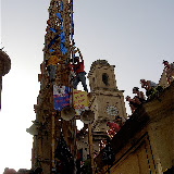 Il Giglio del Salumiere fermo in via S. Felice prima di eseguira la girata "caparossa"; anno 2007.