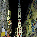 Il Giglio del Beccaio gira alle carceri ormai in piena notte; anno 2007.