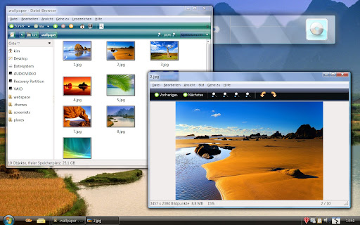 Aero-clone Gnome Desktop theme