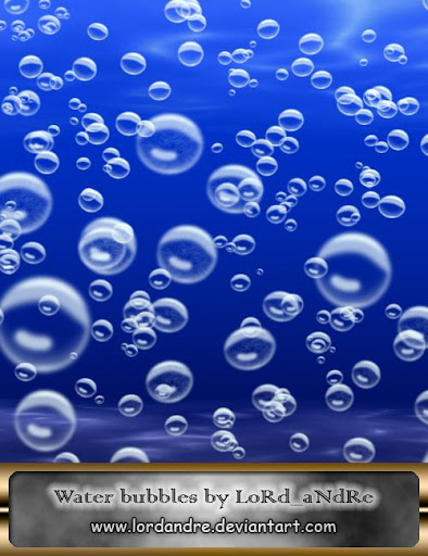 Water bubbles Brushes Water bubbles Brushes