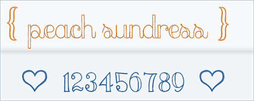 peach sundress - Free Cursive Font peach sundress - Free Cursive Font