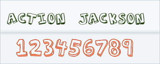 Action Jackson Hand drawn Font Action Jackson Hand drawn Font
