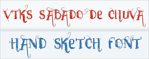 vtks sábado de chuva, Regular : curvie Handwritten font vtks sábado de chuva, Regular: curvie Handwritten font