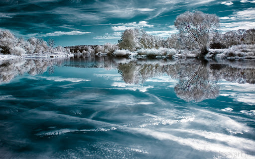 Mirror of Ice Infrared Photography