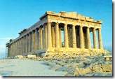 Northwest view of the Parthenon Northwest view of the Parthenon
