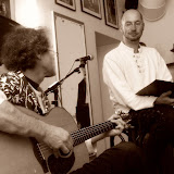 Bernd Vollbach und Norman Liebold: 
"Krimi get these Blues" am 24.10.2008 im Kinocenter Capitol, Siegburg. Foto: Mister Phonesmoke.