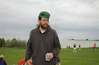 brian getting ready to play