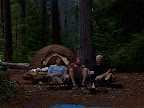 Ryan, me, and dad — First try with the timer...barely got there!