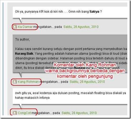 kotak komentar beda warna kotak komentar beda warna