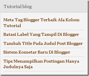 tutorial blogger