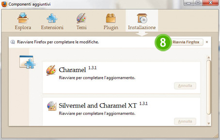 Come cambiare skin a Firefox