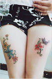 cute flower style by benesary tattoo studio bali