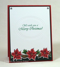 poinsettia border poinsettia border